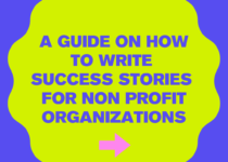 A Short Guide on How to Write Success Stories for Non Profit Organizations: Showcase your work to win international grants