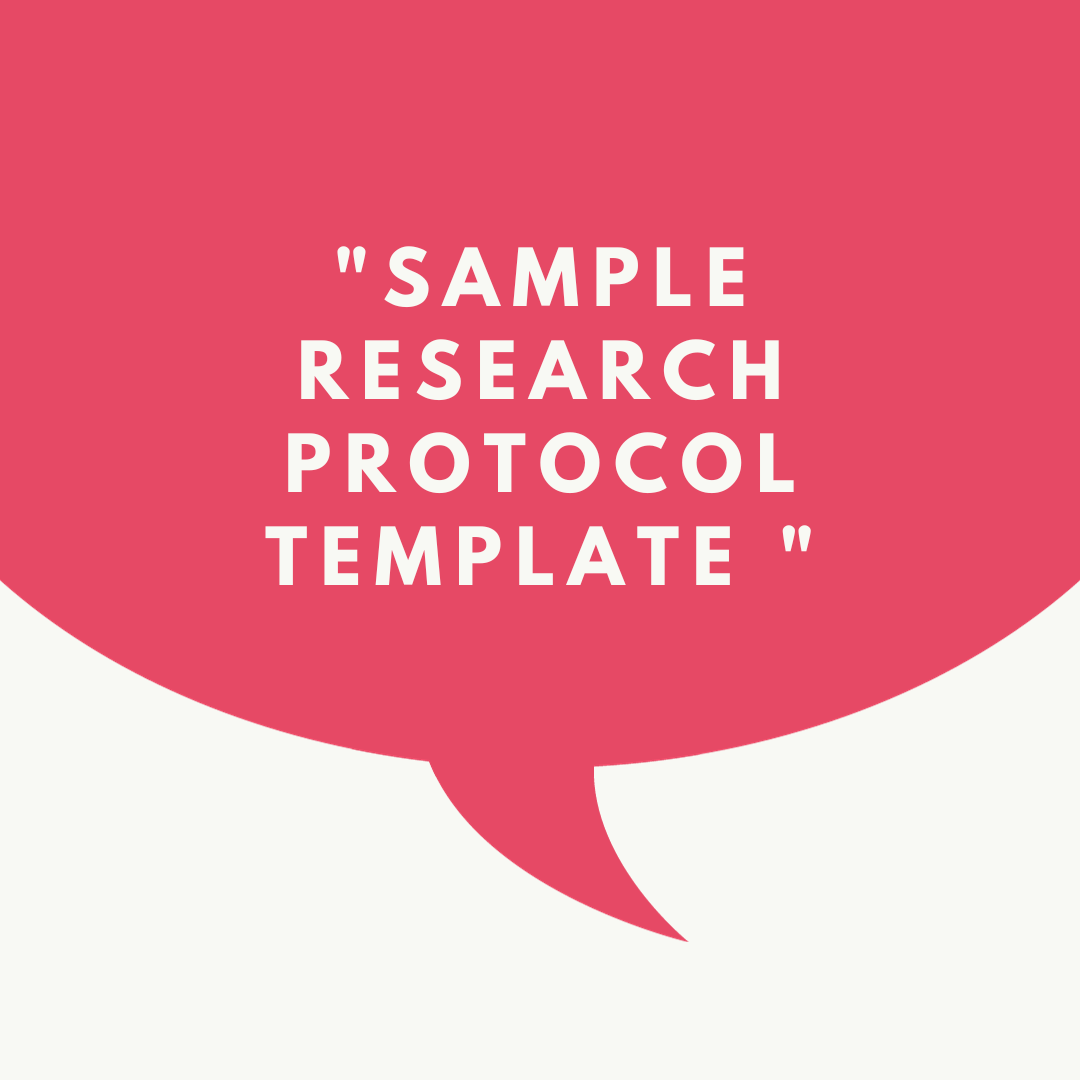 Sample Research Protocol Template for NGOs: Free Template