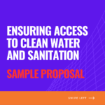 Sample Proposal on Ensuring Access to Clean Water and Sanitation for NGOs