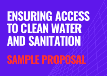 Sample Proposal on Ensuring Access to Clean Water and Sanitation for NGOs