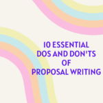 10 Essential Dos and Don'ts of Proposal Writing: Master the Art of NGO Proposal Writing