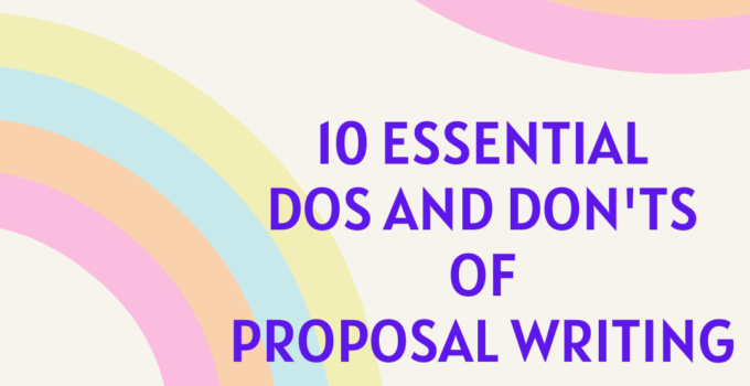 10 Essential Dos and Don'ts of Proposal Writing: Master the Art of NGO Proposal Writing