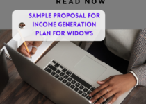 Sample Proposal for Income Generation Plan for Widows