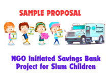 Sample Proposal on NGO Initiated Savings Bank Project for Slum Children