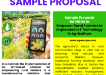 Sample Proposal for NGOs to Empower Rural Farmers to Implement IoT Technology in Agriculture