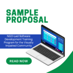 Sample Proposal for NGO-Led Software Development Training Program for the Visually Impaired Community