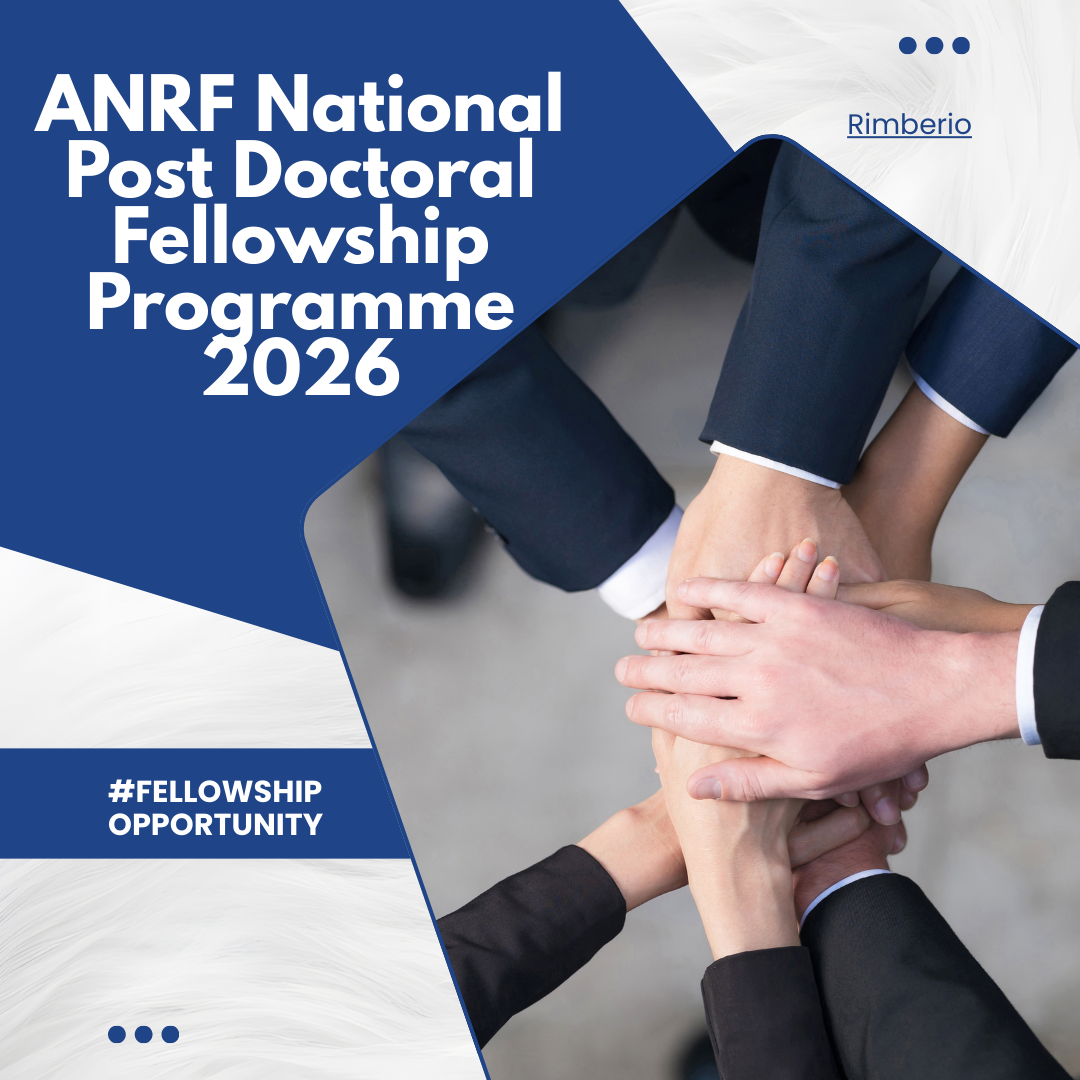 Applications Invited for ANRF National Post Doctoral Fellowship Programme 2026