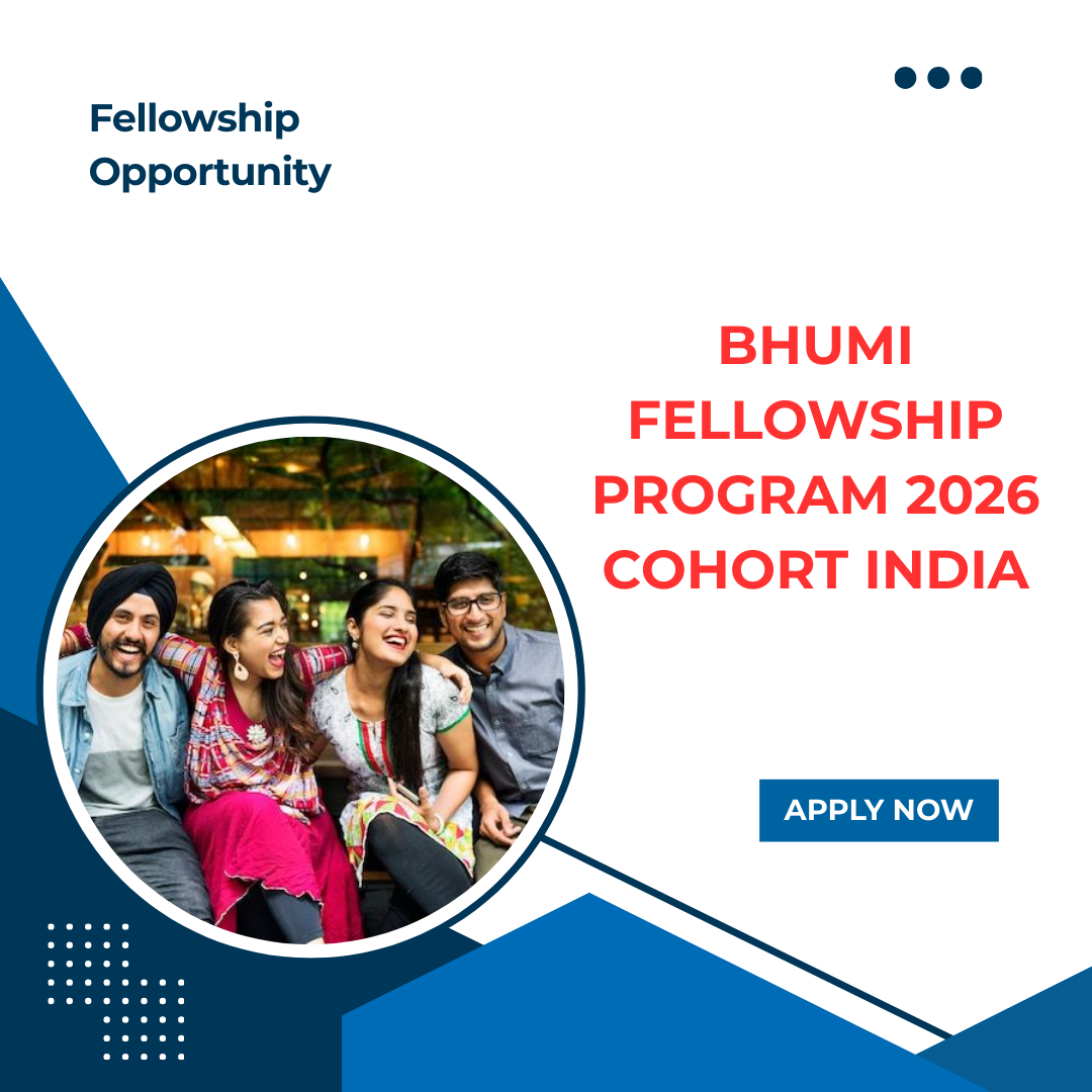 Call for Applications Bhumi Fellowship Program 2026 Cohort India