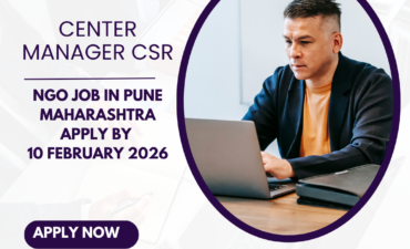 NGO Job in Pune Maharashtra for Center Manager CSR Apply By 10 February 2026
