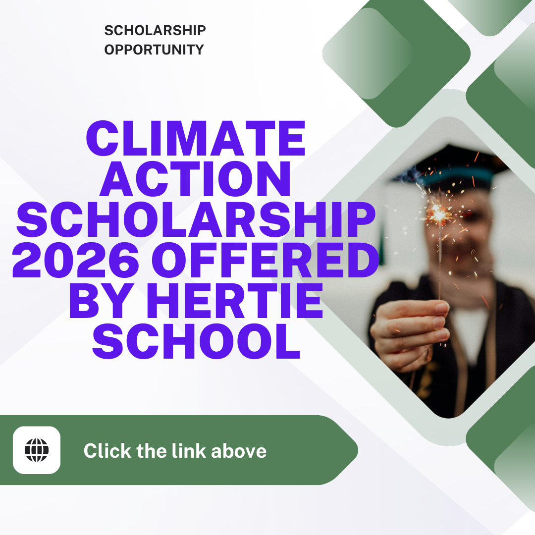 Application Open for Climate Action Scholarship 2026 offered by Hertie School