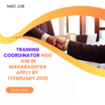NGO Job in Maharashtra for Training Coordinator Apply By 1 February 2026