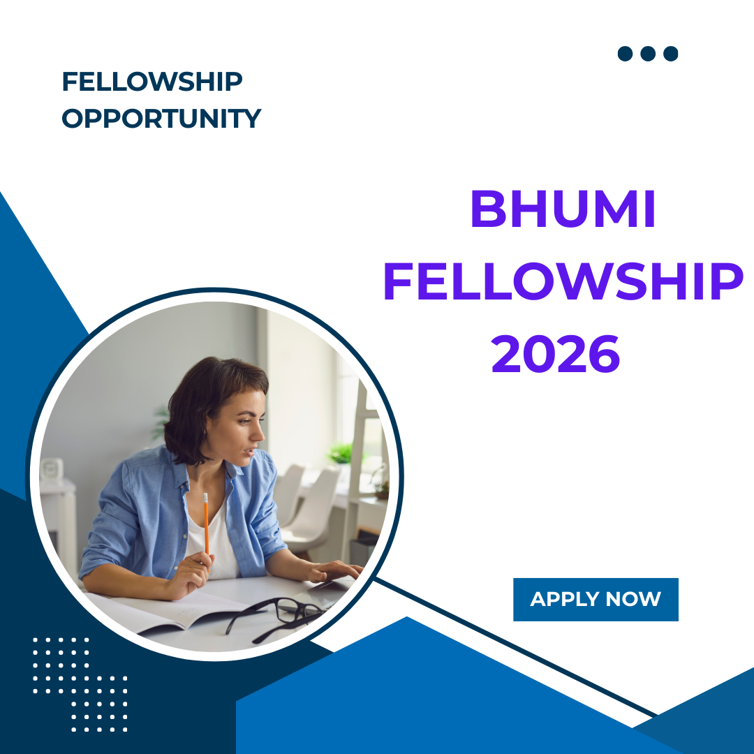Bhumi Fellowship 2026 Apply Fast