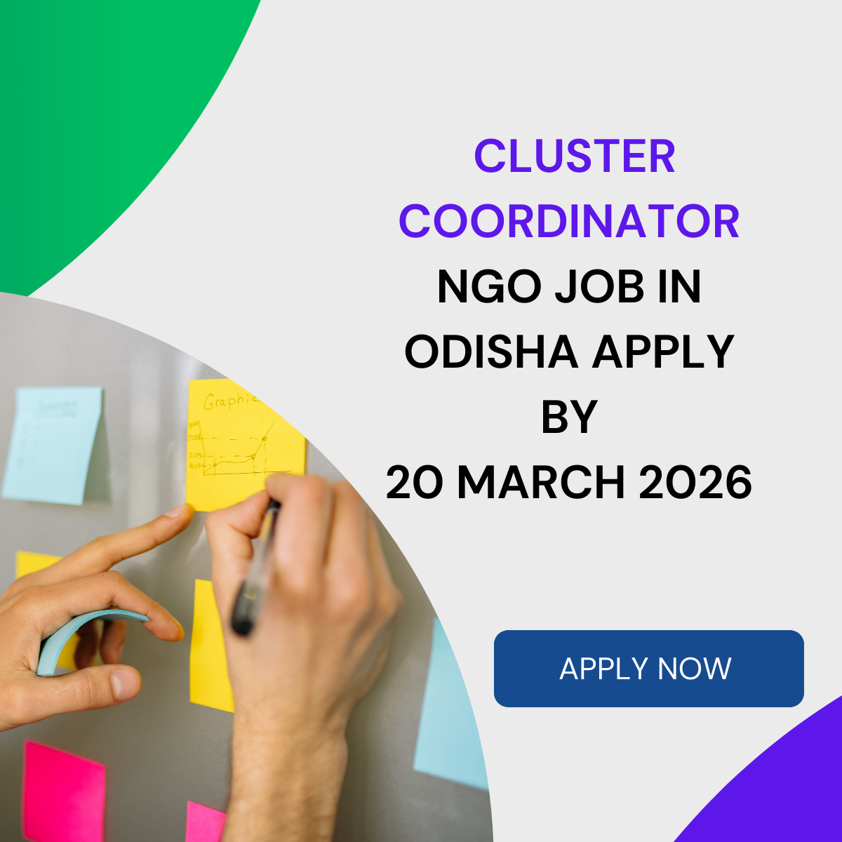 NGO Job in Odisha for Cluster Coordinator Apply By 20 March 2026 ngoscope.com