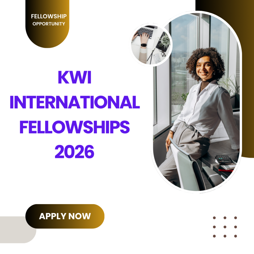 Applications Now Open KWI International Fellowships 2026