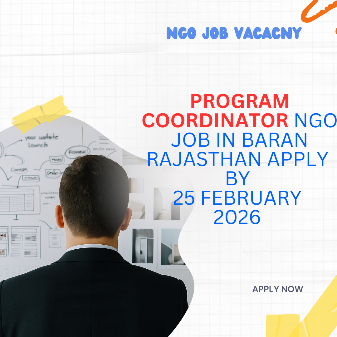 NGO Job in Baran Rajasthan for Program Coordinator Apply By 25 February 2026