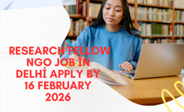 NGO Job in Delhi for Research Fellow Apply By 16 February 2026
