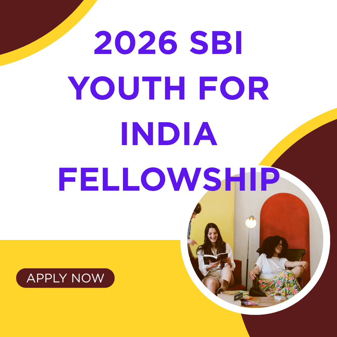 Application Open for 2026 SBI Youth for India Fellowship ngoscope.com