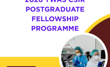 Open Call for 2026 TWAS CSIR Postgraduate Fellowship Programme ngoscope.com