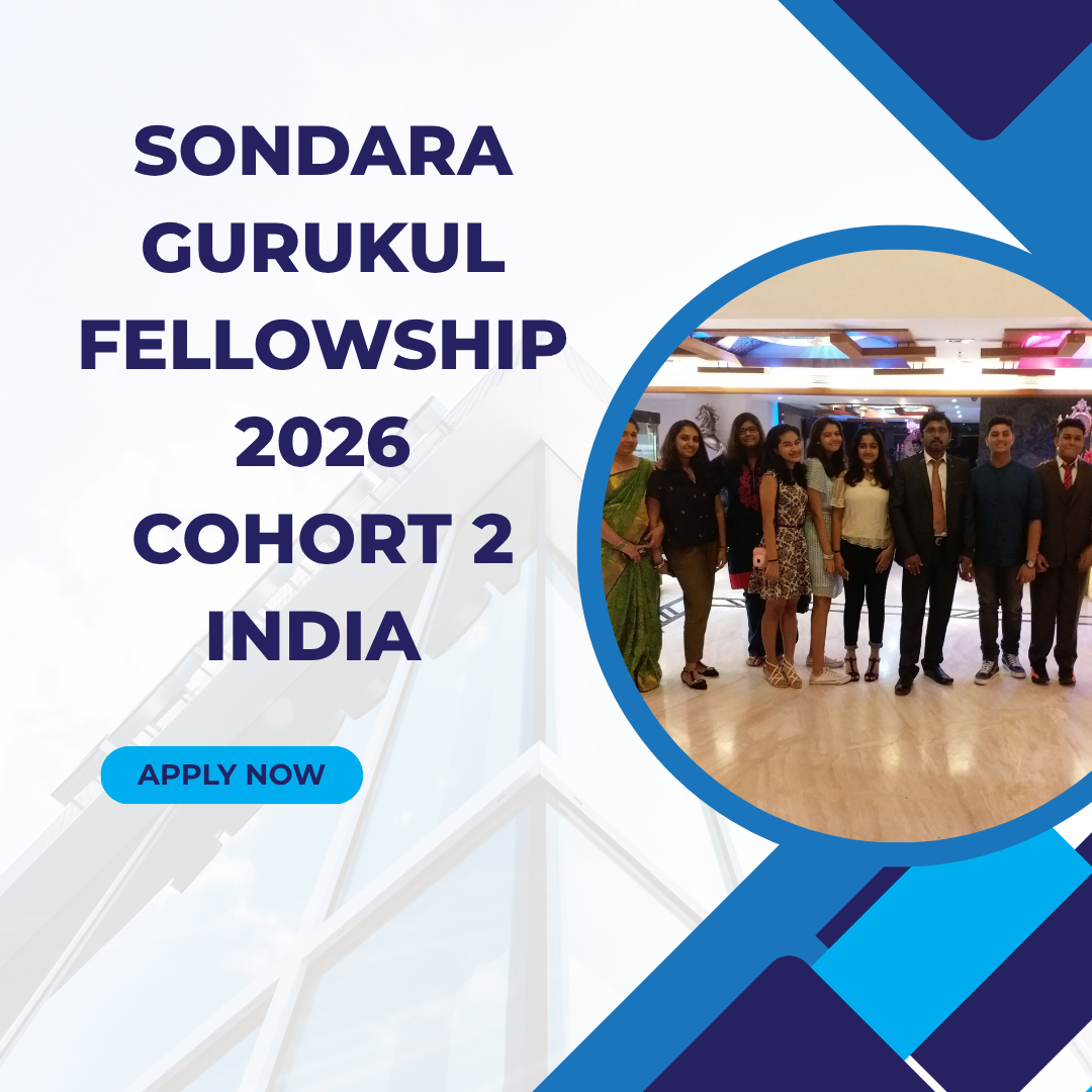 Sondara Gurukul Fellowship 2026 Cohort 2 India Applications are now open ngoscope.com