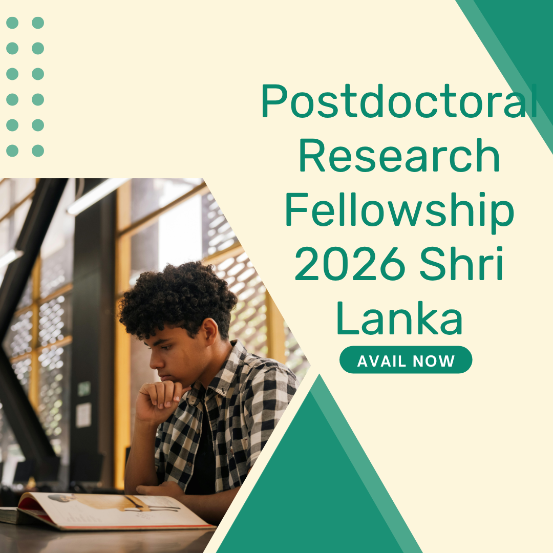 Application for Postdoctoral Research Fellowship 2026 Shri Lanka ngoscope.com