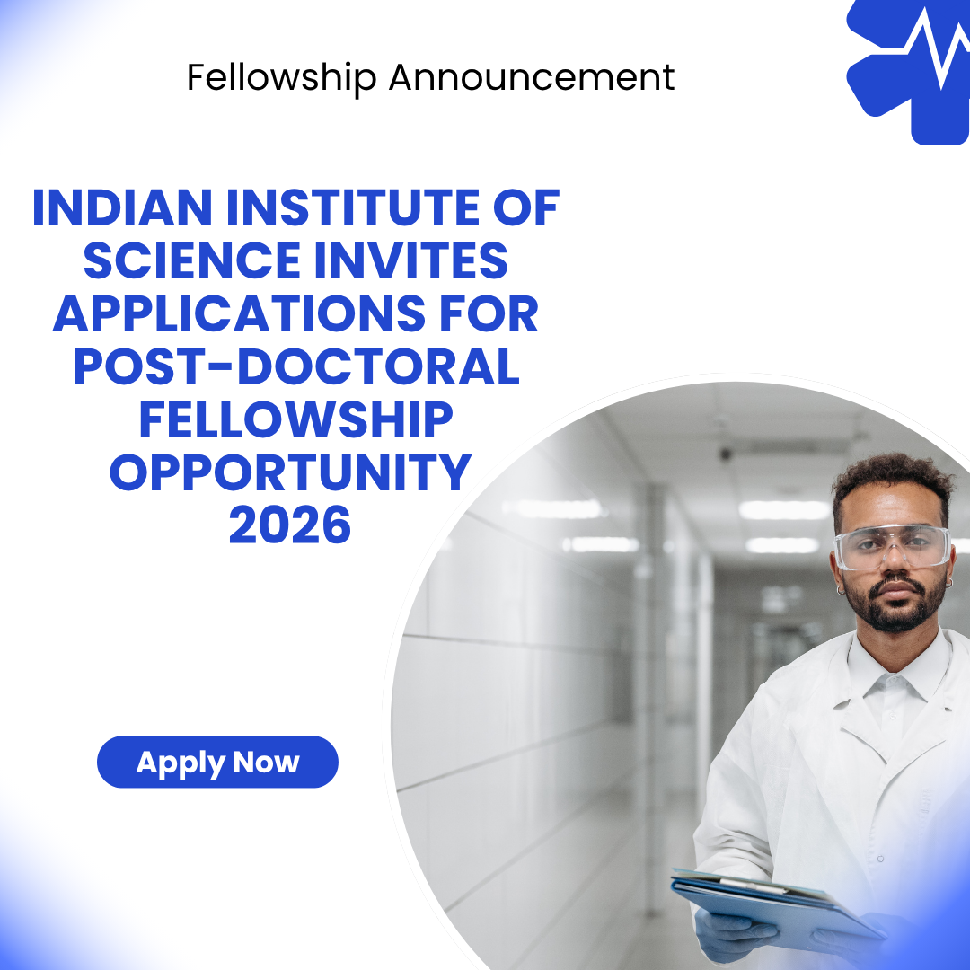 Indian Institute of Science Invites Applications for Post-Doctoral Fellowship Opportunity 2026 ngoscope.com