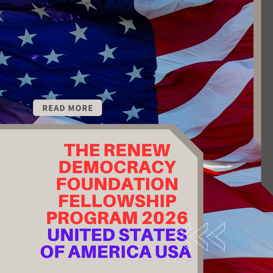 The ReNew Democracy Foundation Fellowship Program 2026 United States of America USA Apply Now ngoscope.com
