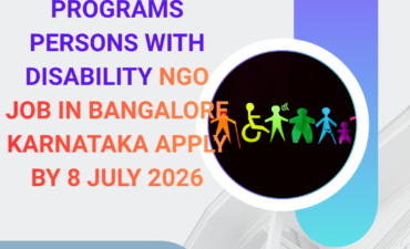 NGO Job in Bangalore Karnataka for Manager Programs Persons with Disability Apply by 8 July 2026 ngoscope.com