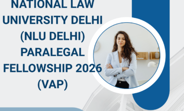 Applications are now open for National Law University Delhi (NLU Delhi) Paralegal Fellowship 2026 (VAP) ngoscope.com