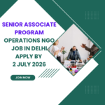 NGO Job in Delhi for Senior Associate Program Operations Apply by 2 July 2026 ngoscope.com