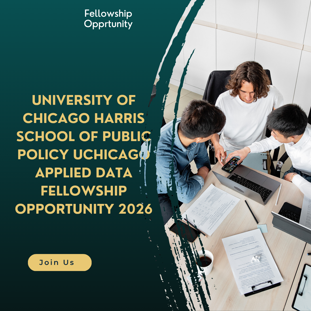 Applications are now open for University of Chicago Harris School of Public Policy UChicago Applied Data Fellowship Opportunity 2026 ngoscope.com