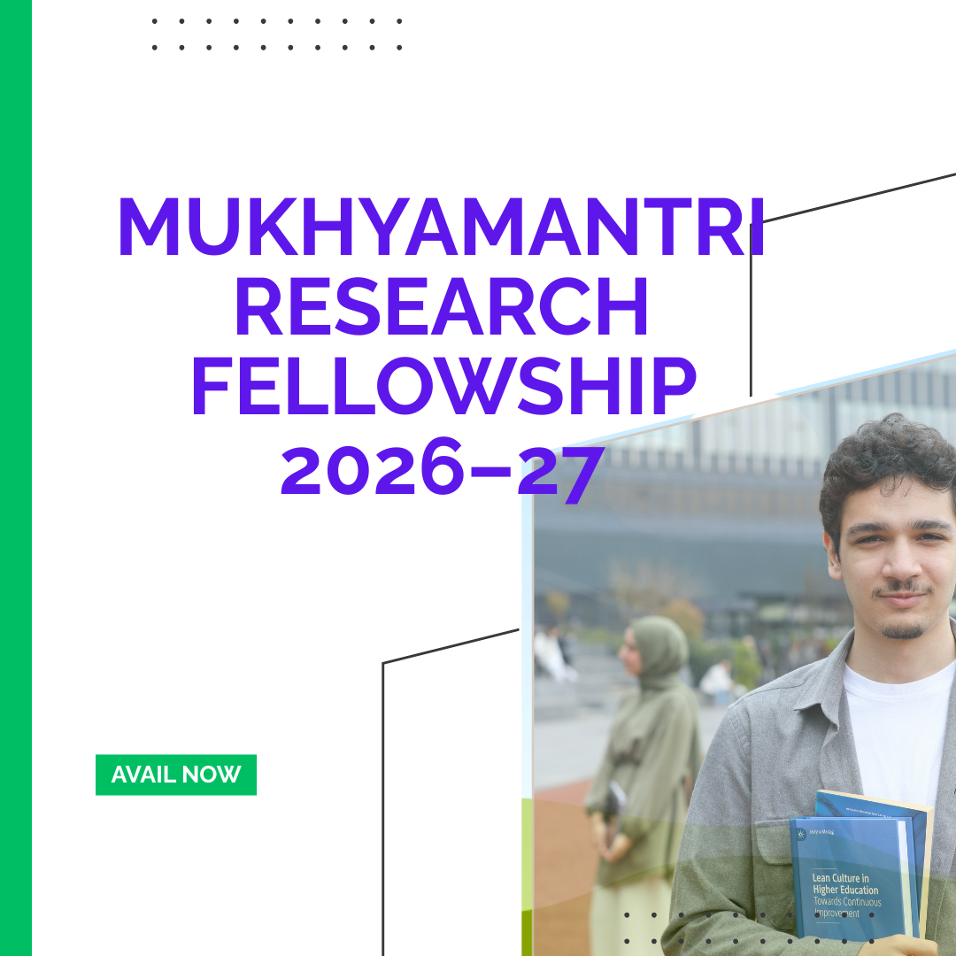 Mukhyamantri Research Fellowship 2026–27 by Government of Odisha ngoscope.com