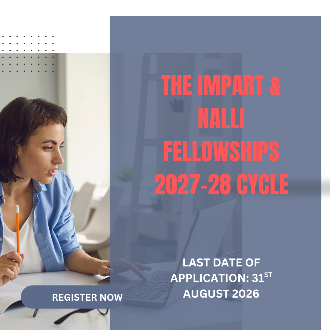 Application Open for The Impart & Nalli Fellowships 2027–28 Cycle ngoscope.com