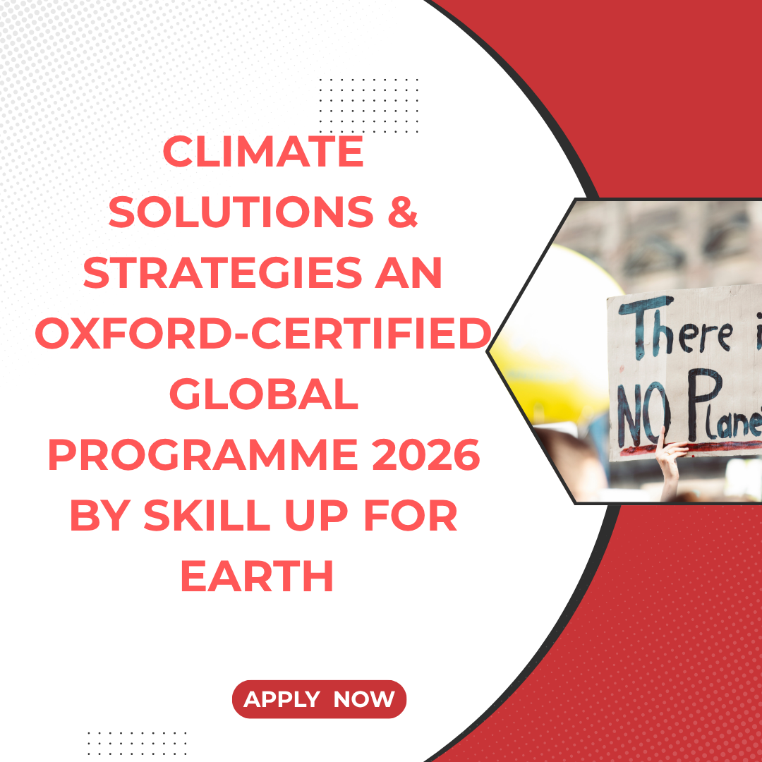 Climate Solutions & Strategies An Oxford-Certified Global Programme 2026 by Skill Up for Earth ngoscope.com