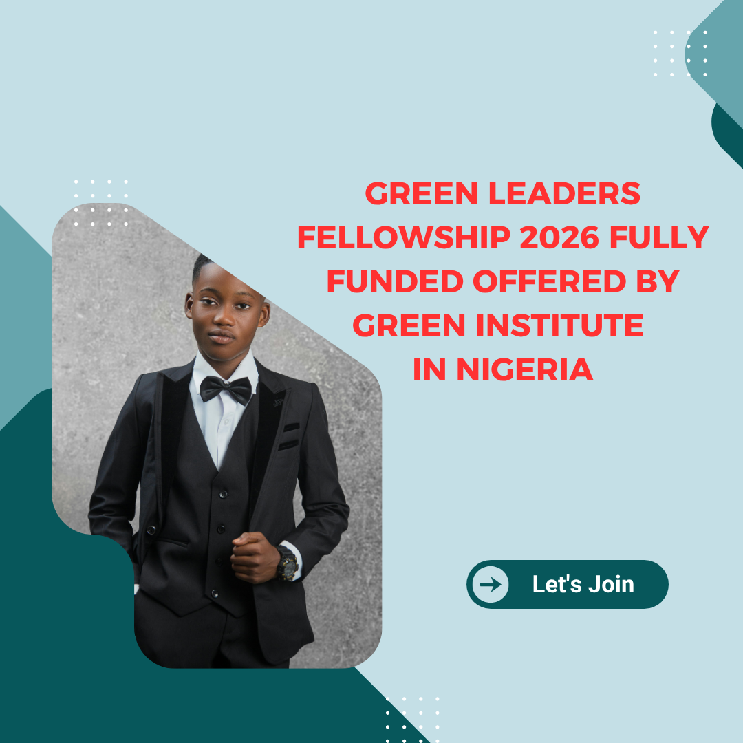 Open Call for Green Leaders Fellowship 2026 offered by Green Institute in Nigeria article covered by ngoscope.com