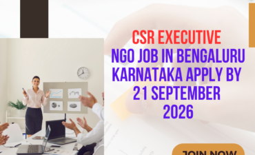CSR Executive NGO Job in Bengaluru Karnataka Apply by 21 September 2026 ngoscope.com