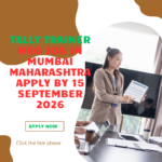 Mumbai Maharashtra for Tally Trainer Apply by 15 September 2026 ngoscope.com