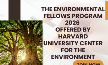 Submit Application for The Environmental Fellows Program 2026 offered by Harvard University Center for the Environment ngoscope.com