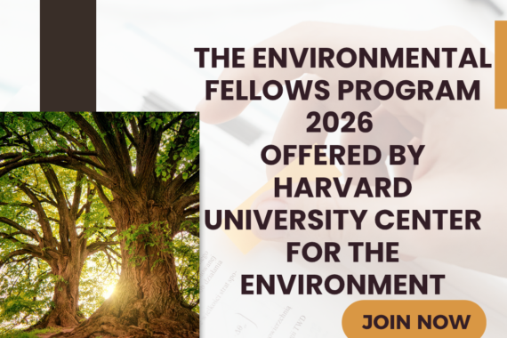 Submit Application for The Environmental Fellows Program 2026 offered by Harvard University Center for the Environment ngoscope.com
