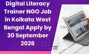 NGO Job in Kolkata West Bengal for Digital Literacy Trainer Apply by 30 September 2026 ngoscope.com