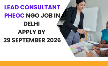 NGO Job in Delhi for Lead Consultant Apply by 29 September 2026 ngoscope.com