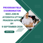 NGO Job in Ayodhya Uttar Pradesh for Program Field Coordinator Apply by 9 September 2026, A NGO job opportunity is presented by Room to Read India organization ngoscope.com