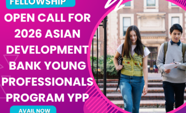 Open Call for 2026 Asian Development Bank Young Professionals Program YPP ngoscope.com