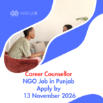NGO Job in Punjab for Career Counsellor Apply by 13 November 2026 ngoscope.com