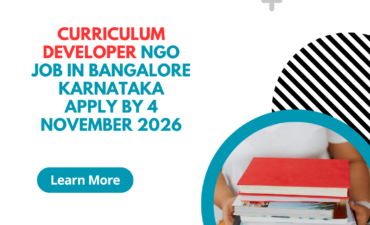 NGO Job in Bangalore Karnataka for Curriculum Developer Apply by 4 November 2026 ngoscope.com