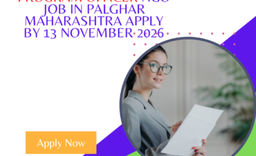 NGO Job in Palghar Maharashtra for Program Officer Apply by 13 November 2026 ngoscope.com