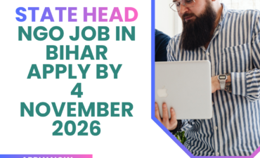 NGO Job in Bihar for State Head Apply by 4 November 2026, A NGO job opportunity is presented by Centre for Catalyzing Change (C3) ngoscope.com